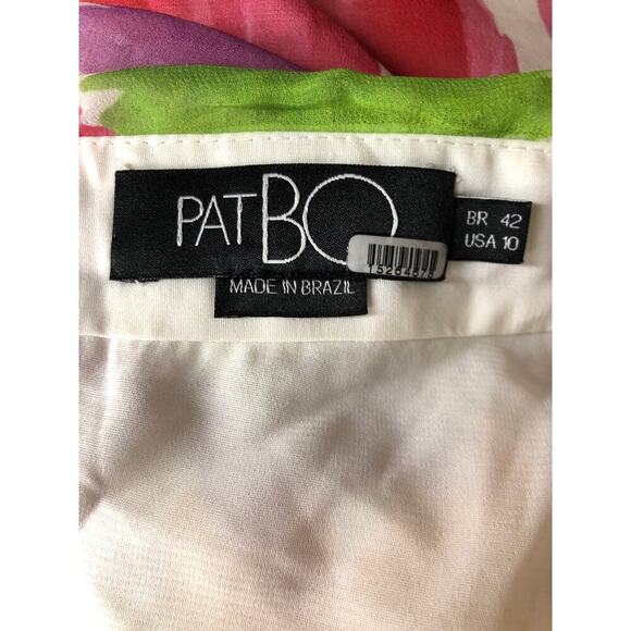 PatBO Bloom Dress Floral Print Cutout Sleeveless Halter Neck Maxi Multicolor 10 - Picture 8 of 10